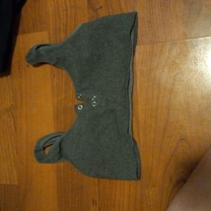 A cute comfortable button up sports bra